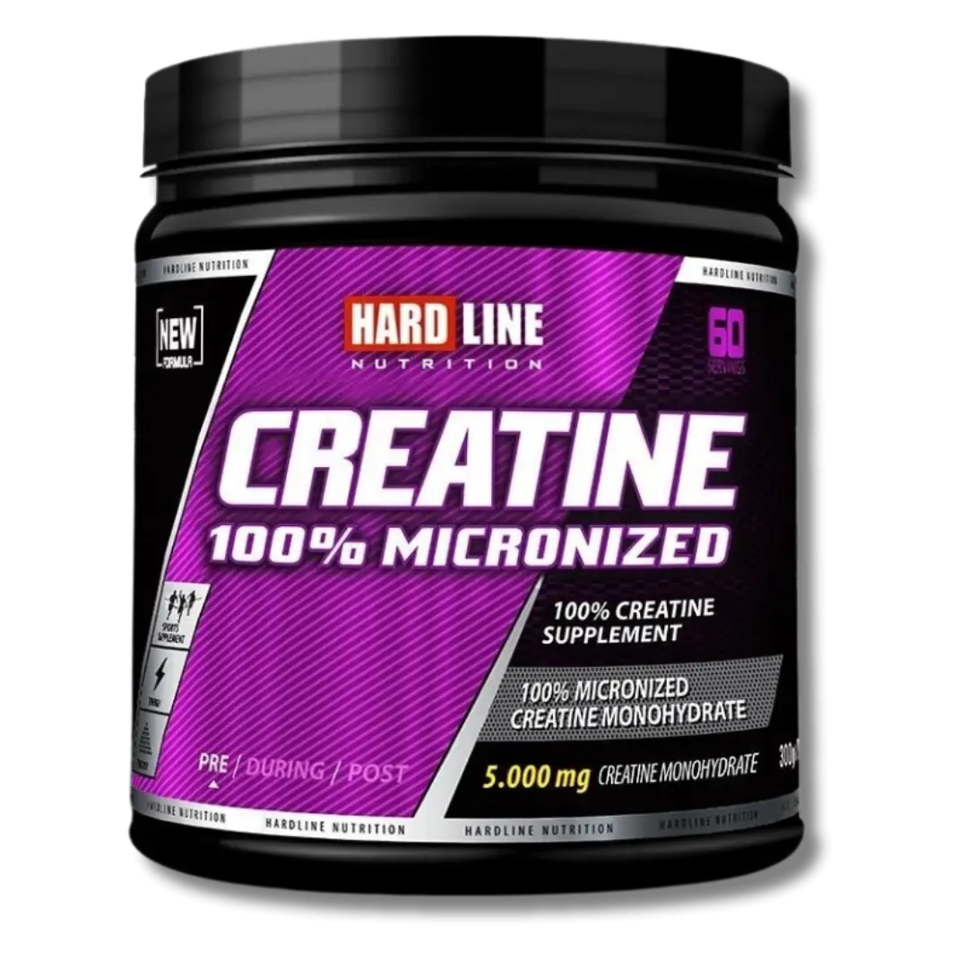 Hardline 100% Micronized Creatine Monohydrate Powder 300g