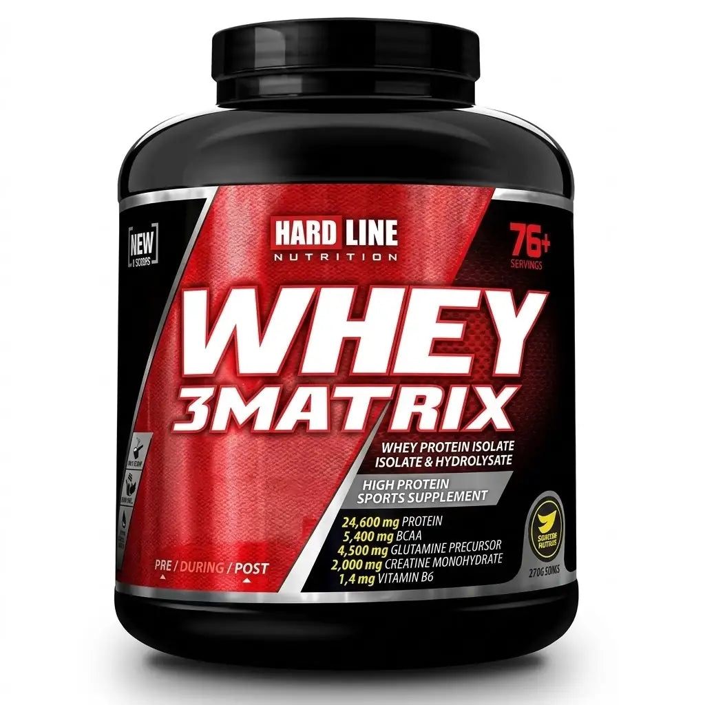 Hardline Whey 3Matrix Protein Blend Single Serving 30g