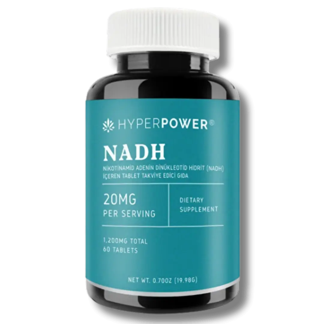 Hyperpower NADH Nicotinamide Adenine Dinucleotide 20 mg 60 Tablets