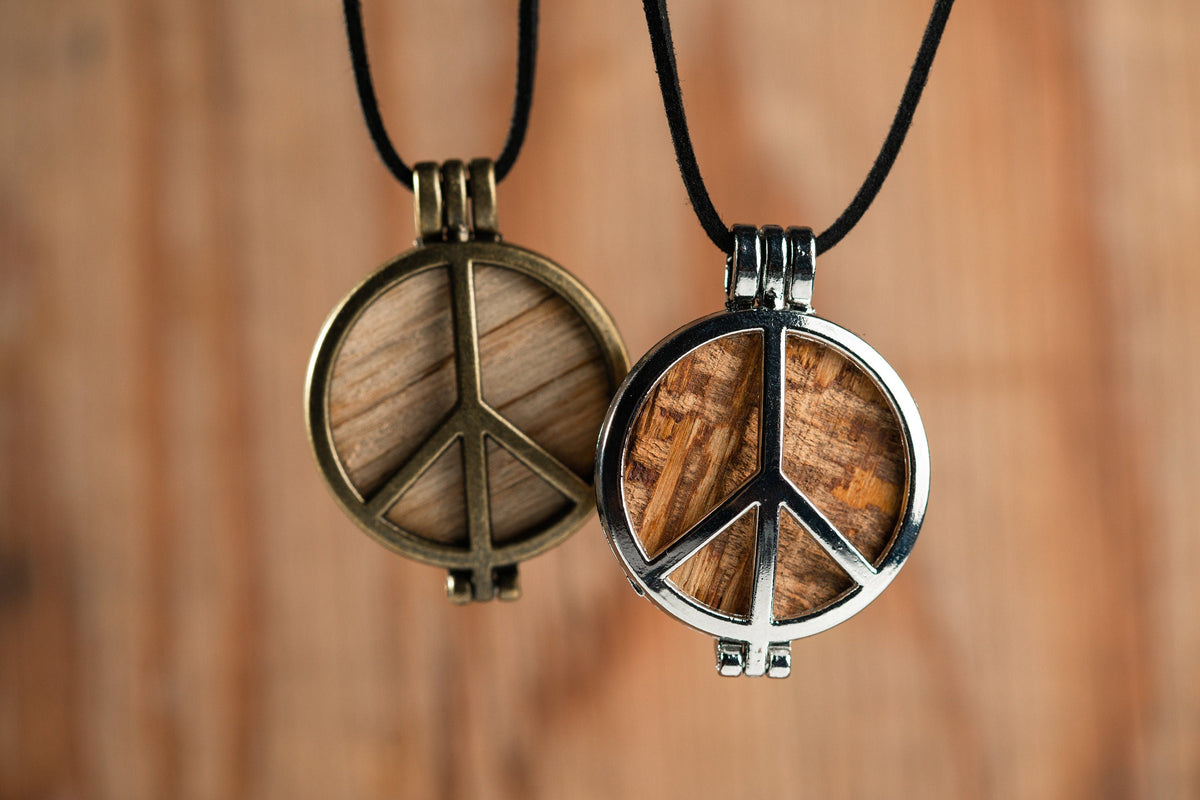 Woodstock 1969 Stage Peace Pendant Necklace