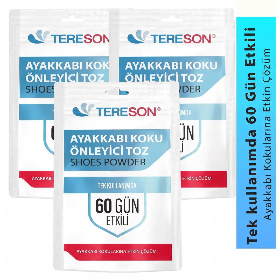 Tereson Shoe Odor Neutralizing Powder Triple Pack 3 x 10g