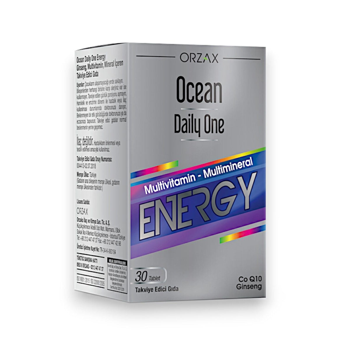Ocean Daily One Energy Multivitamin with Panax Ginseng 30 Tablets
