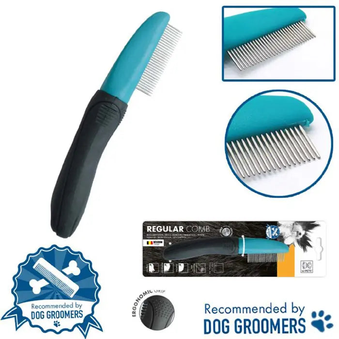 M-Pets Regular Dog Comb for Daily Grooming 4x19.5cm