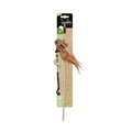 M-Pets Charmy Sardine Catnip Fishing Rod Toy Brown