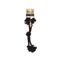 M-Pets COTO Cross Braided Dog Toy Durable Black 60cm