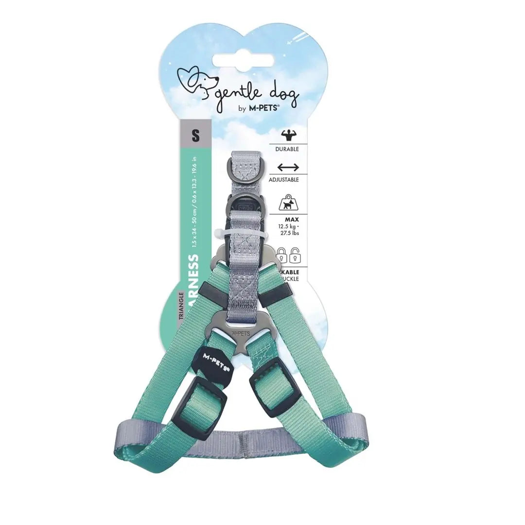 M-Pets Gentle Triangle Dog Harness Green XS