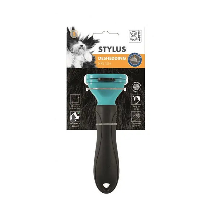 M-Pets Stylus Furminator Small Deshedding Tool for Cats & Dogs