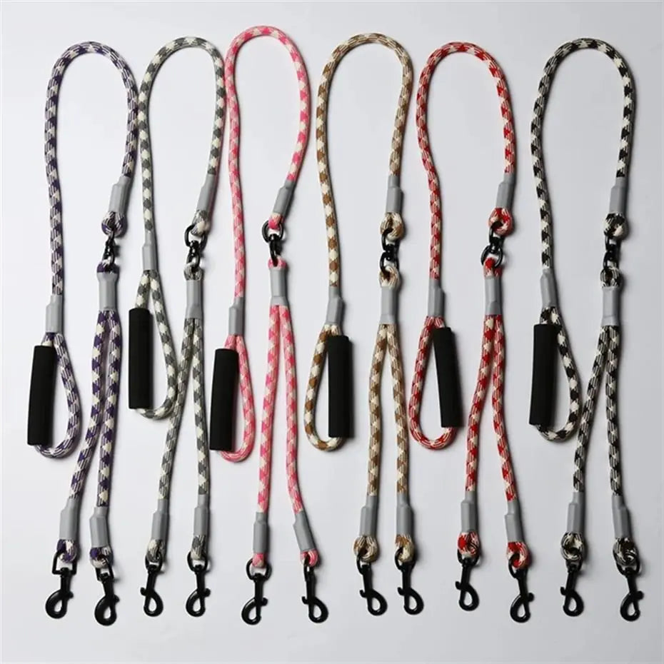 Lion Pet Double Dog Leash for Multi-Pet Walking 1.0x1.4m