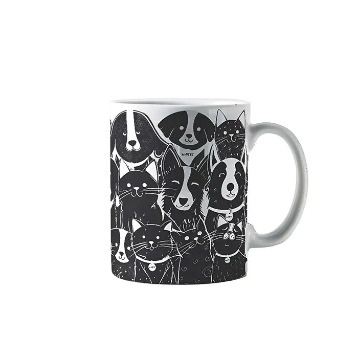 M-Pets Petjoy Petfamily Mug Multicolor Pet Design 350 ml