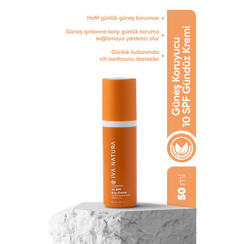 Iva Natura Organic SPF 10 Day Cream for Hydration 50 ml