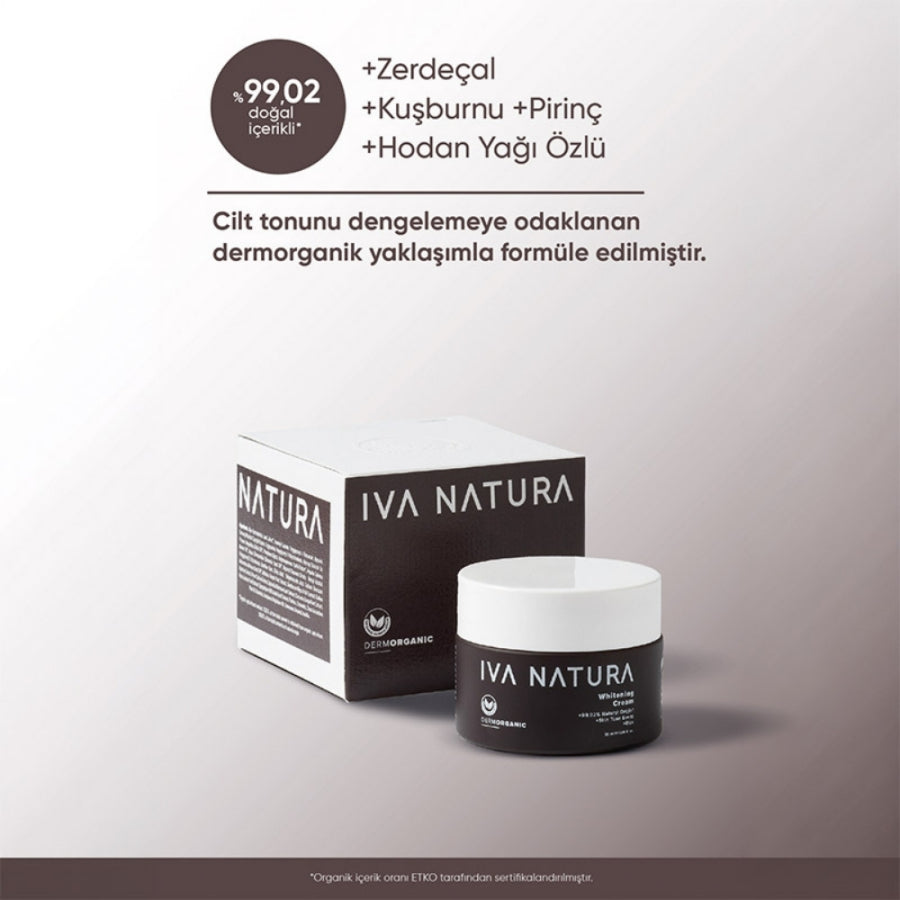 Iva Natura Rice Extract Brightening Cream for Radiant Skin 50 ml
