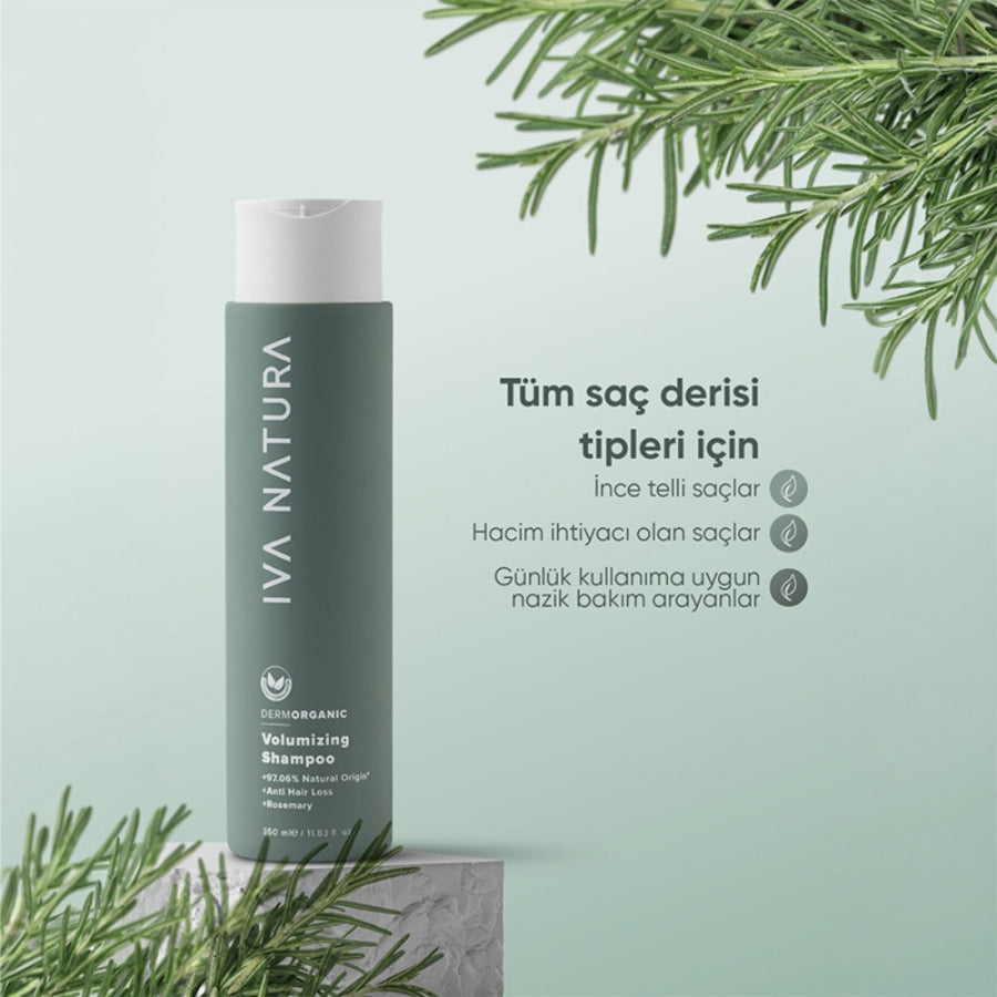 Iva Natura Rosemary Volumizing Shampoo for Thinning Hair 350 ml