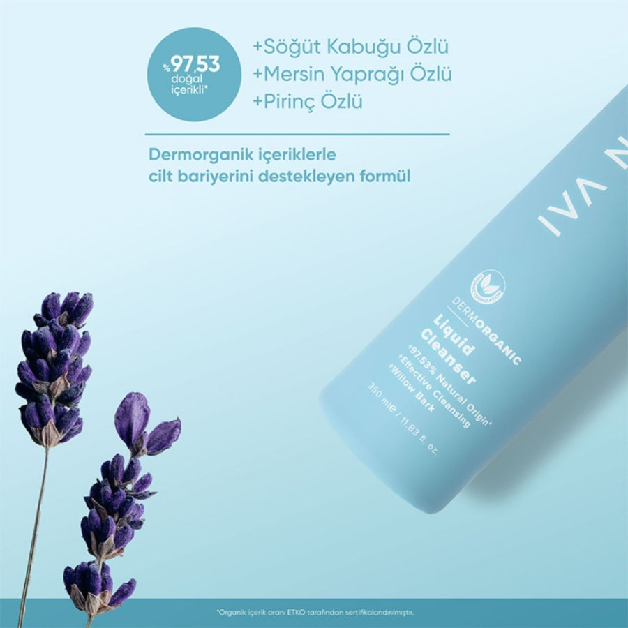 Iva Natura Liquid Cleanser for Gentle Daily Face Washing 350 ml