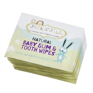 Jack N Jill Natural Baby Gum & Tooth Wipes for Oral Hygiene 25 Count