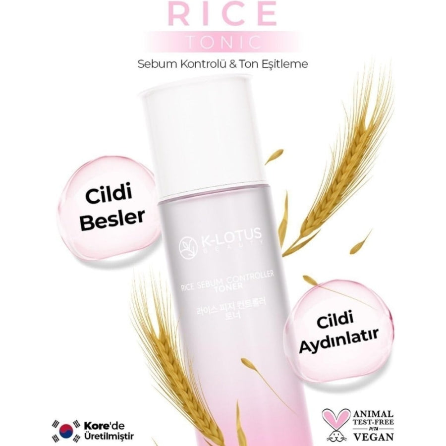 K-Lotus Rice Toner Sebum Balancing and Tone Evening 150ml