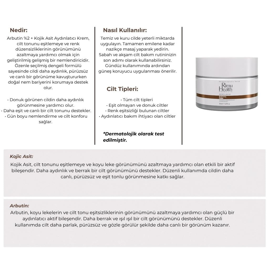 Rimu Health Brightening & Barrier Support Cream 50 ml