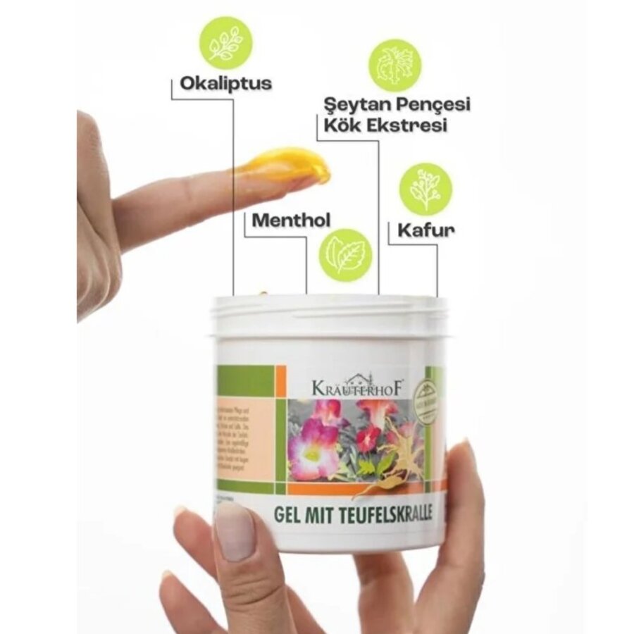 Krauterhof Devil's Claw Massage Gel Soothing Care 250 ml