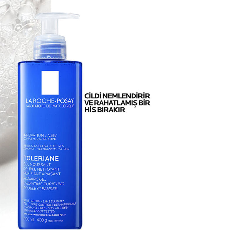 La Roche Posay Toleriane Foaming Gel Cleanser for Sensitive Skin 400 ml