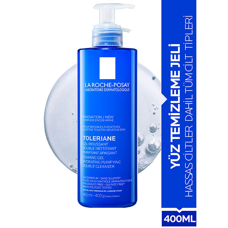 La Roche Posay Toleriane Foaming Gel Cleanser for Sensitive Skin 400 ml
