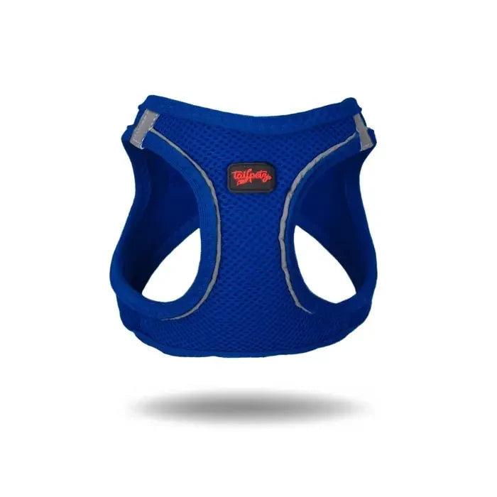 TailPetz Air-Mesh Dog Harness Breathable Navy Blue