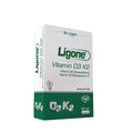 Ligone Vitamin D3 & K2 Support Supplement 60 Capsules