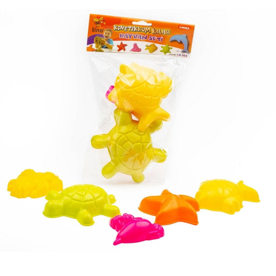 Lino Kinetic Sand Animal Mold Set 5 Pieces