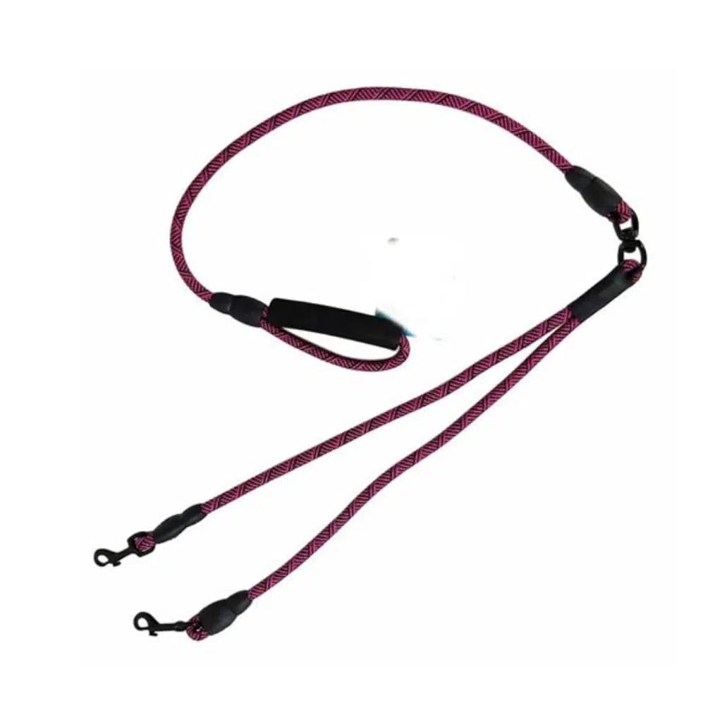Lion Double Dog Leash with Dual Leads 12mm x 140cm