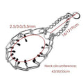 Lion Prong Training Chain Collar for Dogs 3.5mm x 55cm