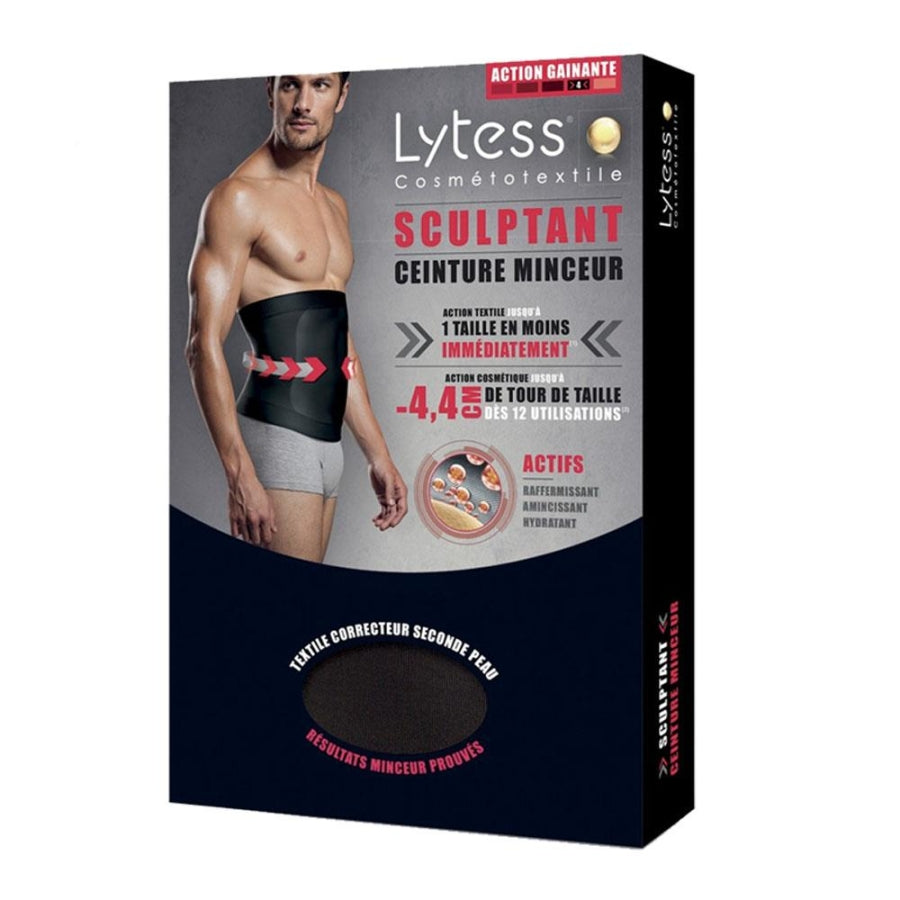 Lytess Men Sculpt & Slim Belt Shaping Underwear Black L-XL