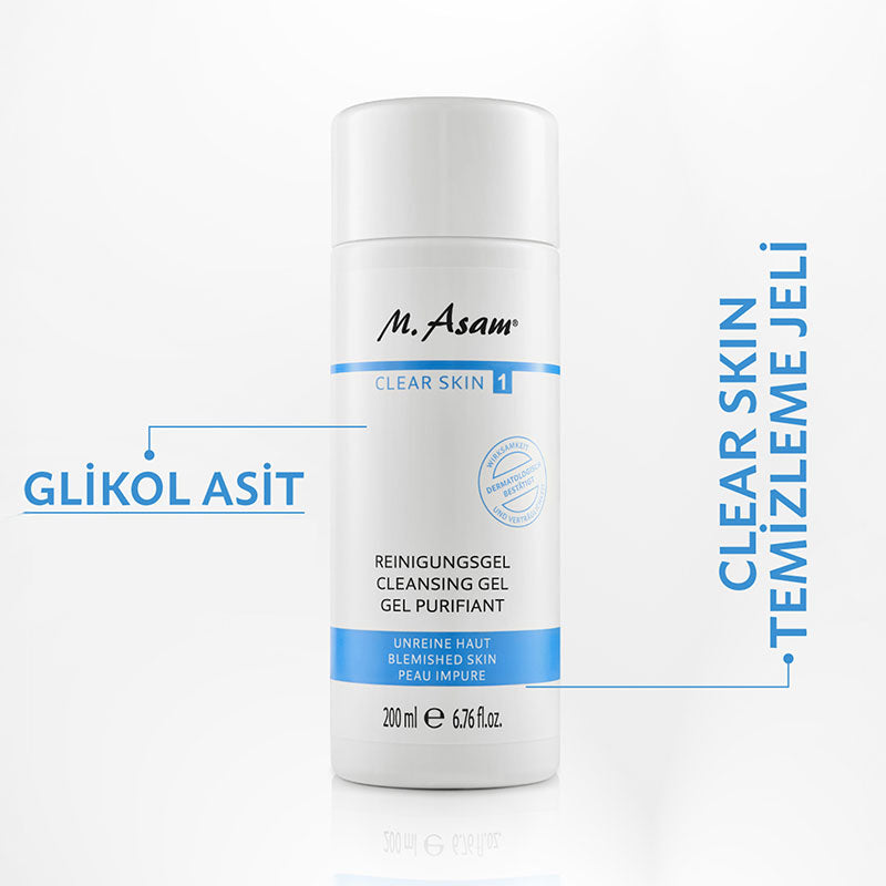 M. Asam Clear Skin AHA BHA Purifying Cleansing Gel 200 ml