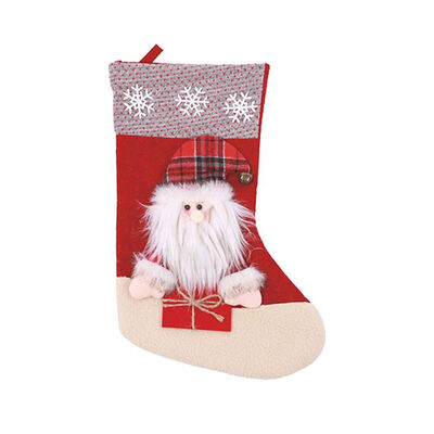 M-Pets Christmas Stocking Fillable Dog Toy Holder 22x46 cm