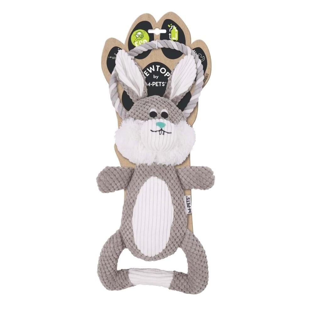 M-Pets Eco Chewtopia Rabbit Dog Toy Recycled Plush 40x19x8 cm