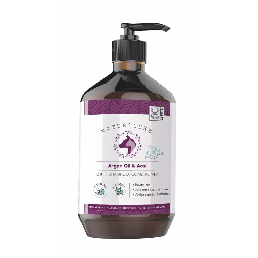 M-Pets Naturluxe Argan Oil & Acai Dog Shampoo 500 ml