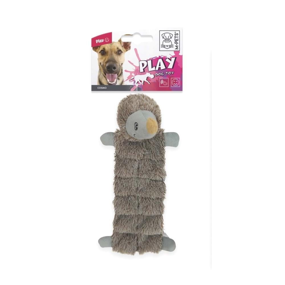 M-Pets Plush Hedgehog Dog Toy Interactive Squeaker 43x20x15 cm