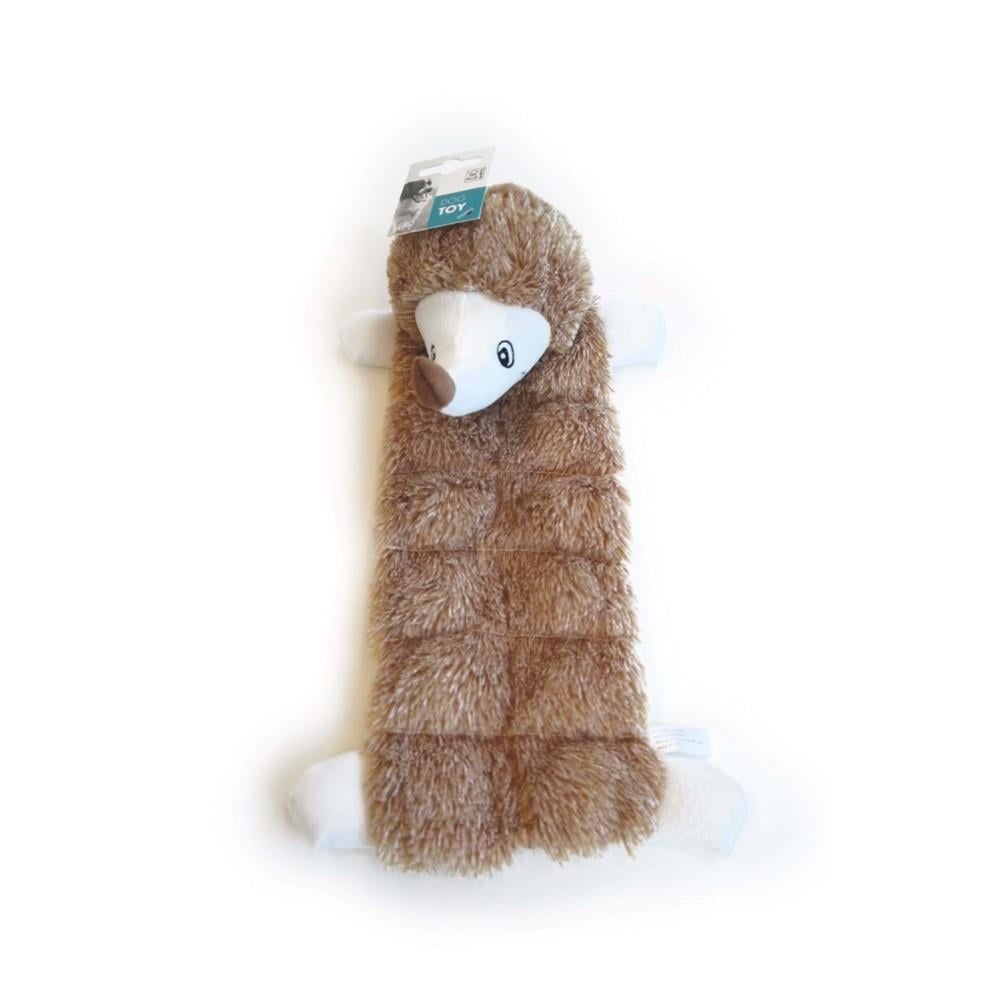 M-Pets Plush Hedgehog Squeaky Dog Toy Brown 43x20x15 cm
