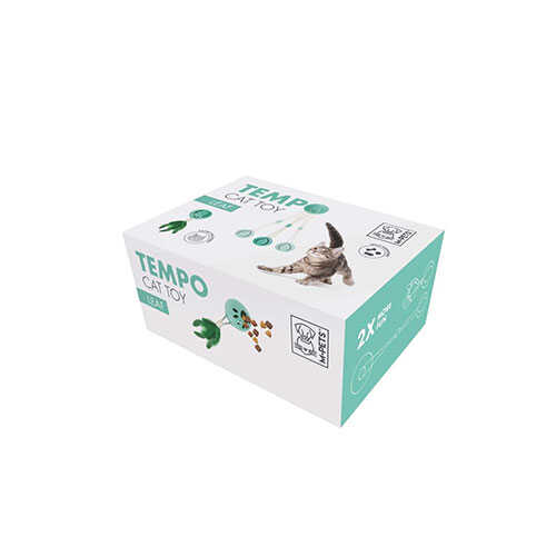 M-Pets Tempo Catnip Reward Dispensing Leaf Cat Toy 11.5x10.5x4 cm