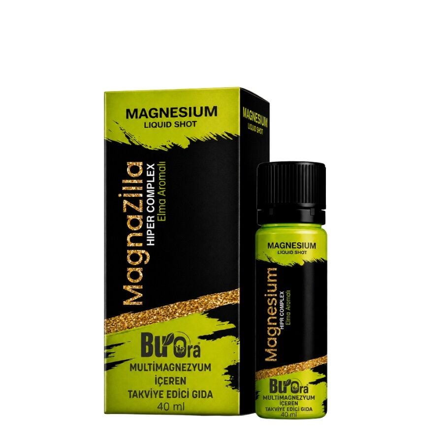 Buorapharma Magnazilla Magnesium Liquid Apple Flavor 20 Shots