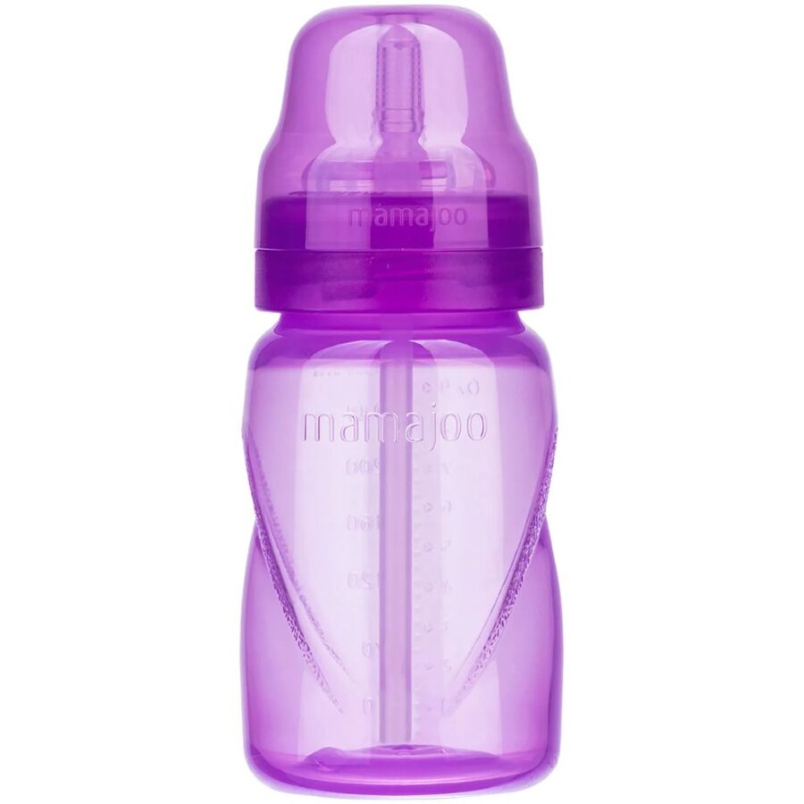 Mamajoo Non-Spill Anti-Colic Straw Cup Purple 270ml