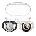 Mamajoo Orthodontic Black & Pearl Night & Day Pacifier Set 12m+