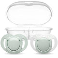 Mamajoo Powder Green Orthodontic Silicone Pacifier Set with Box 0m+