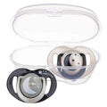 Mamajoo Black & Pearl Orthodontic Pacifiers with Case 6m+ 2 Pack