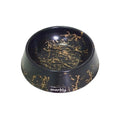 Marbly Chocolate/White Marble Pet Food and Water Bowl 8 oz