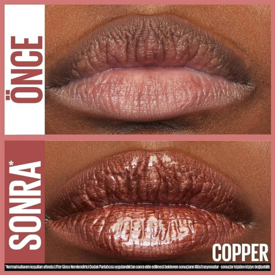 Maybelline Lifter Gloss 017 Copper Plumping Lip Gloss 5.4ml