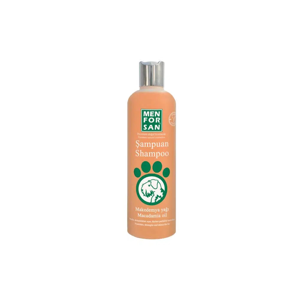 Menforsan Macadamia Oil Dog Shampoo for Dry Coats 300ml