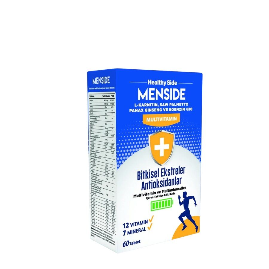Healthy Side Menside Multivitamin & Q10 Supplement 60 Tablets
