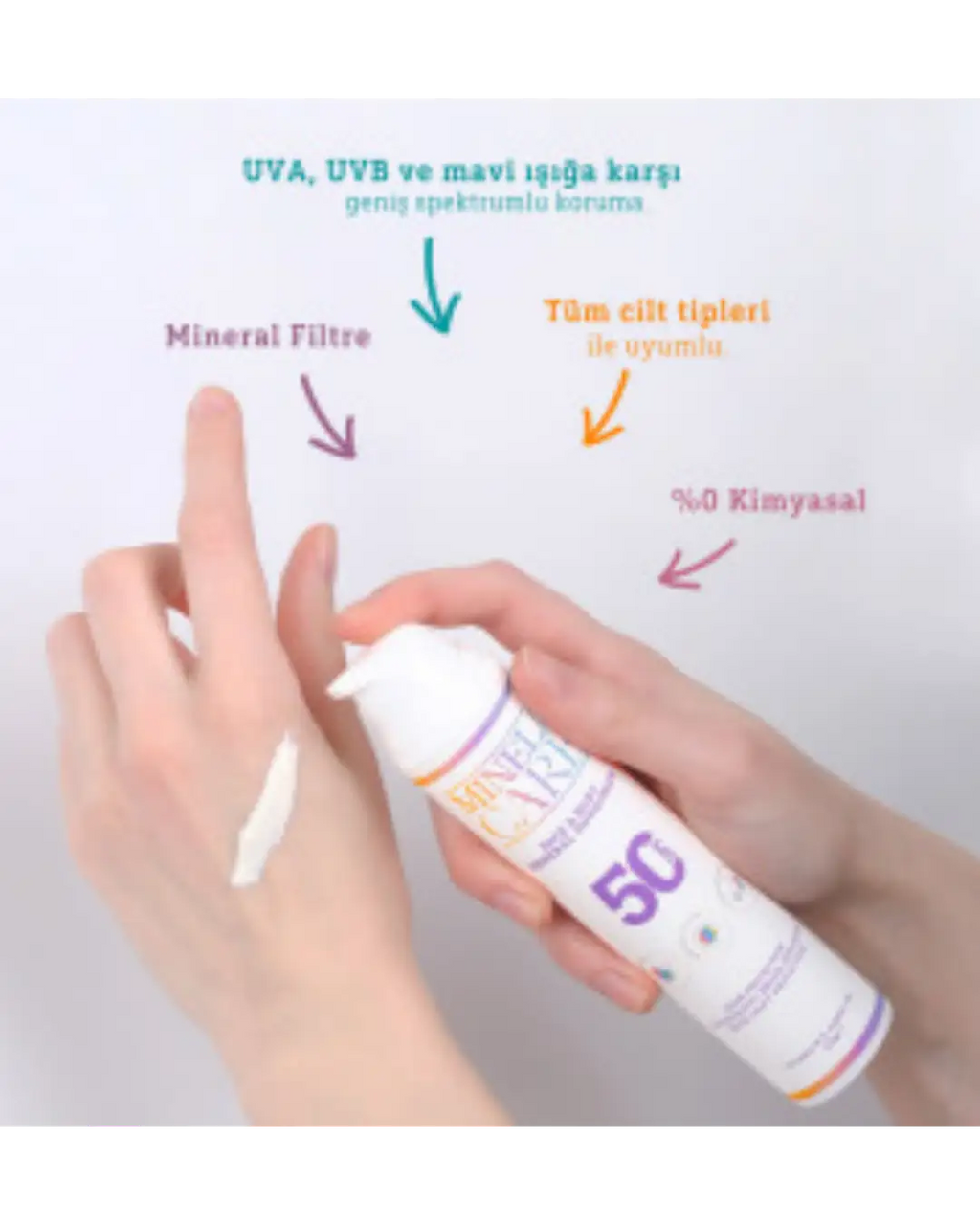 Minela Care Organic Mineral SPF 50+ Face & Body Sunscreen 110g