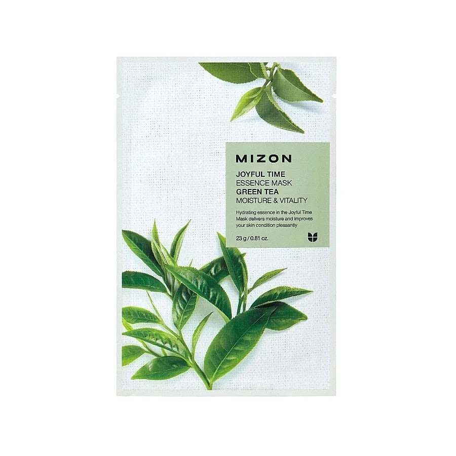 Mizon Joyful Time Essence Mask Green Tea Soothing Sheet Mask 23g