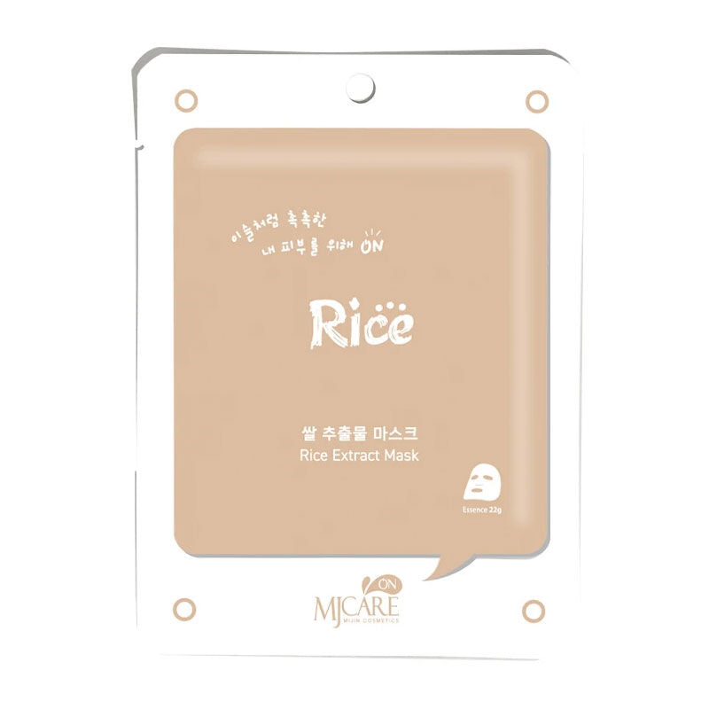 Mjcare Rice Extract Mask Brightening Sheet Mask 5 x 22g