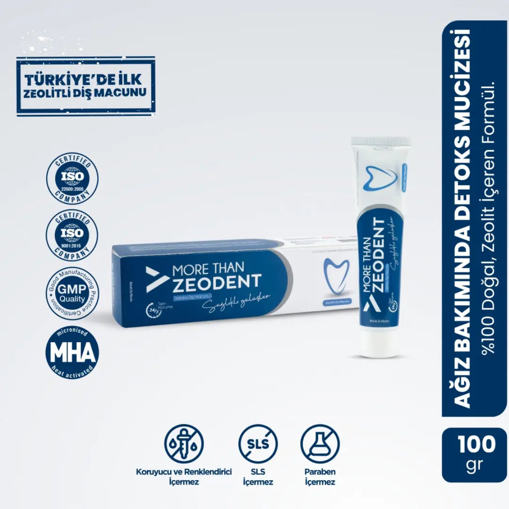 More Than Zeodent Natural Fluoride-Free Toothpaste 100g
