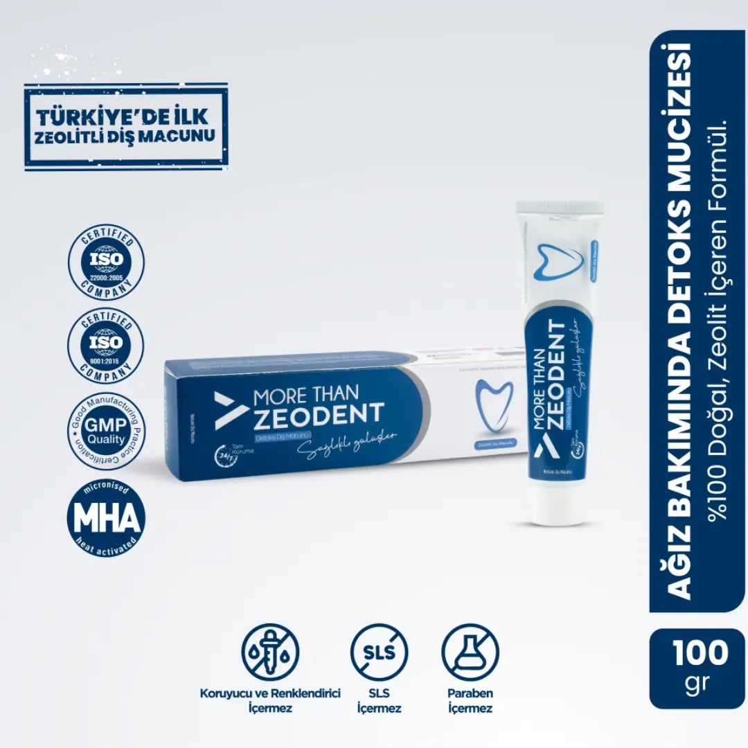 More Than Zeodent Natural Fluoride-Free Toothpaste 100g